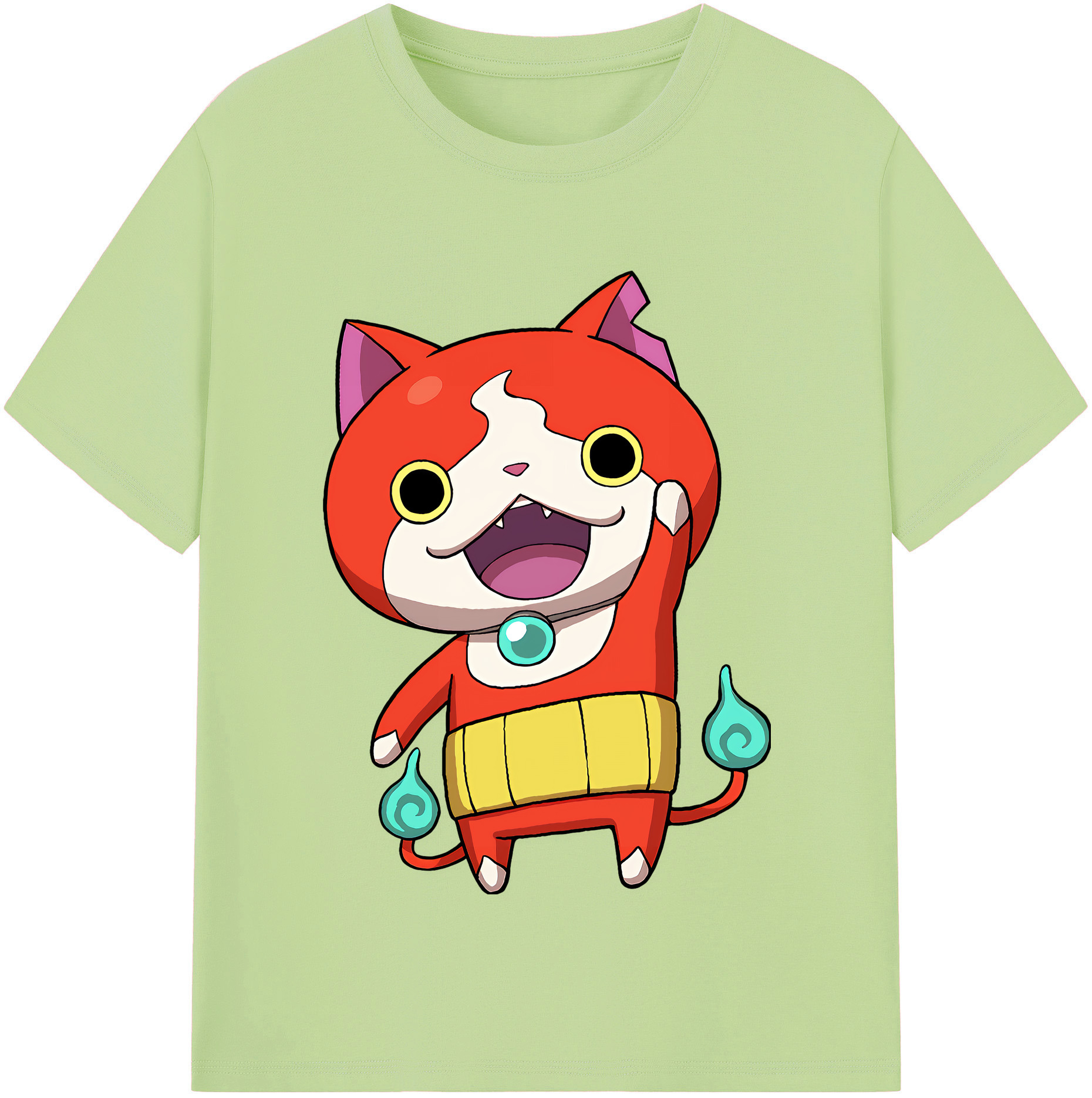 （画像用） 妖怪ウォッチ Yo-kai Watch 綿100％半袖Tシャツ（フロントプリント）